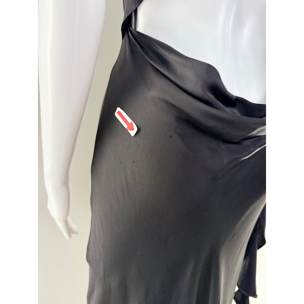 Shona Joy Black Sleeveless High Neck Cutout Back Maxi Dress - Picture 8 of 11